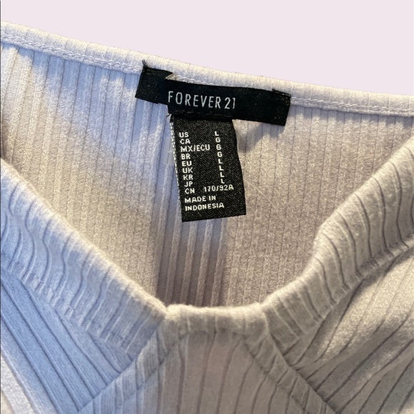 F21 rib-knit cropped cami - Picture 3 of 3